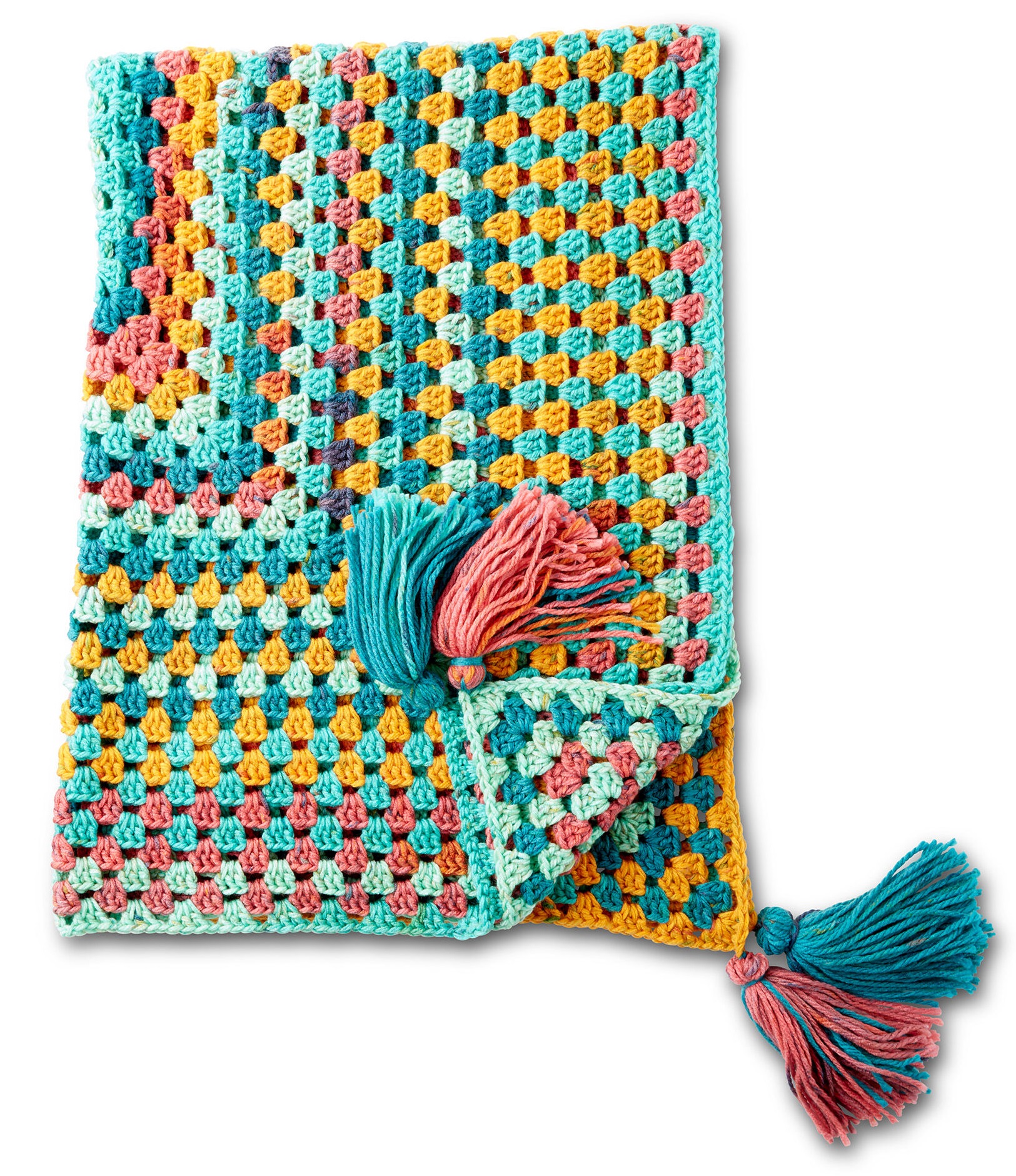Granny Rectangle Crochet Afghan- Free Crochet Pattern