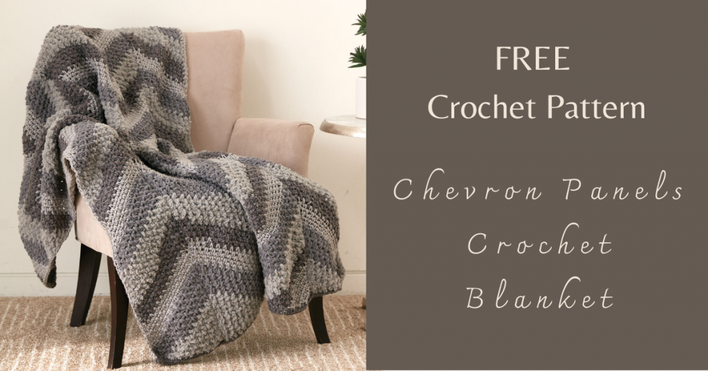I love Yarn Forever Featured Image_Chevron Panels Crochet Blanket