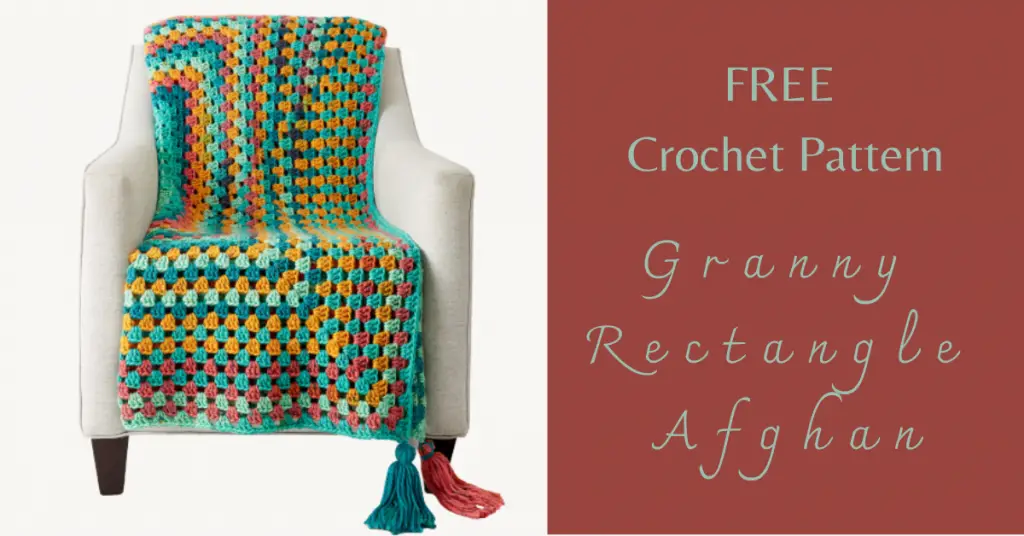 I love Yarn Forever Featured Image_Granny Rectangle Afghan crochet pattern