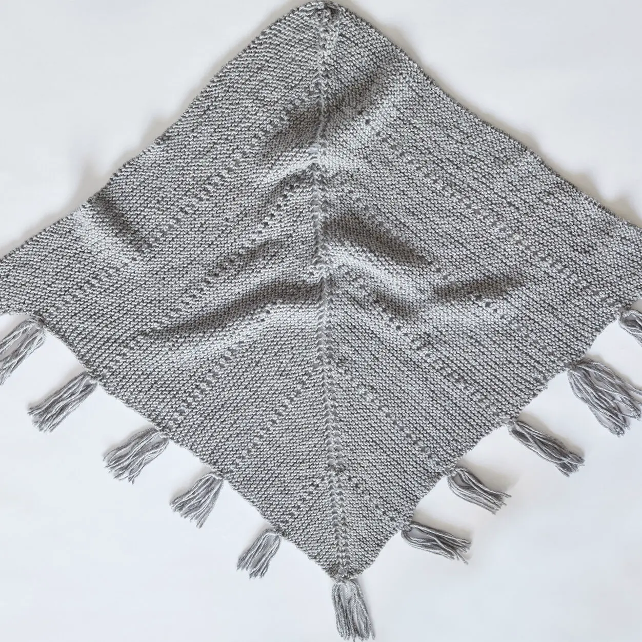 FREE Knitting Pattern: Hoodie Shawl - I Love Yarn Forever