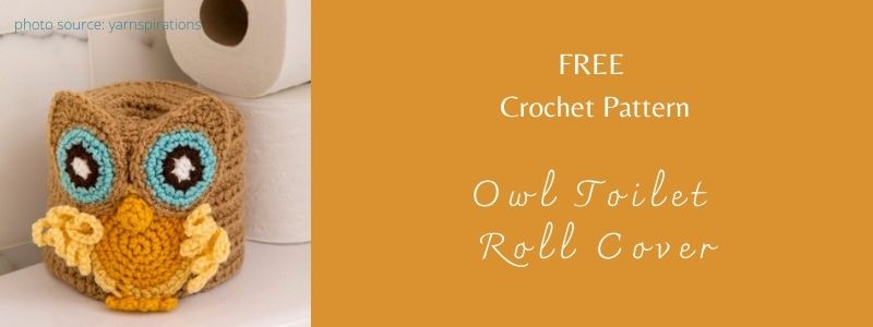 I love Yarn Forever Featured Image_Owl Toilet Roll Cover crochet