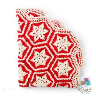 Scandinavian Snowflake Crochet Afghan - Free Crochet Pattern