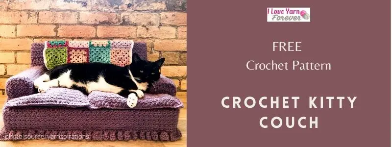 Crochet Kitty Couch featured cover - ILYF