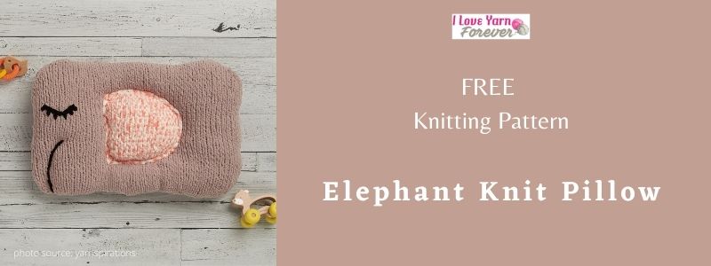Elephant Knit Pillow featured cover