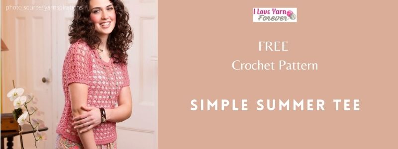 Simple Summer Tee Crochet featured cover