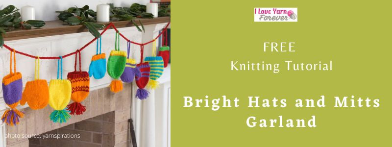 Bright Hats and Mitts Knitted Garland featured cover photo