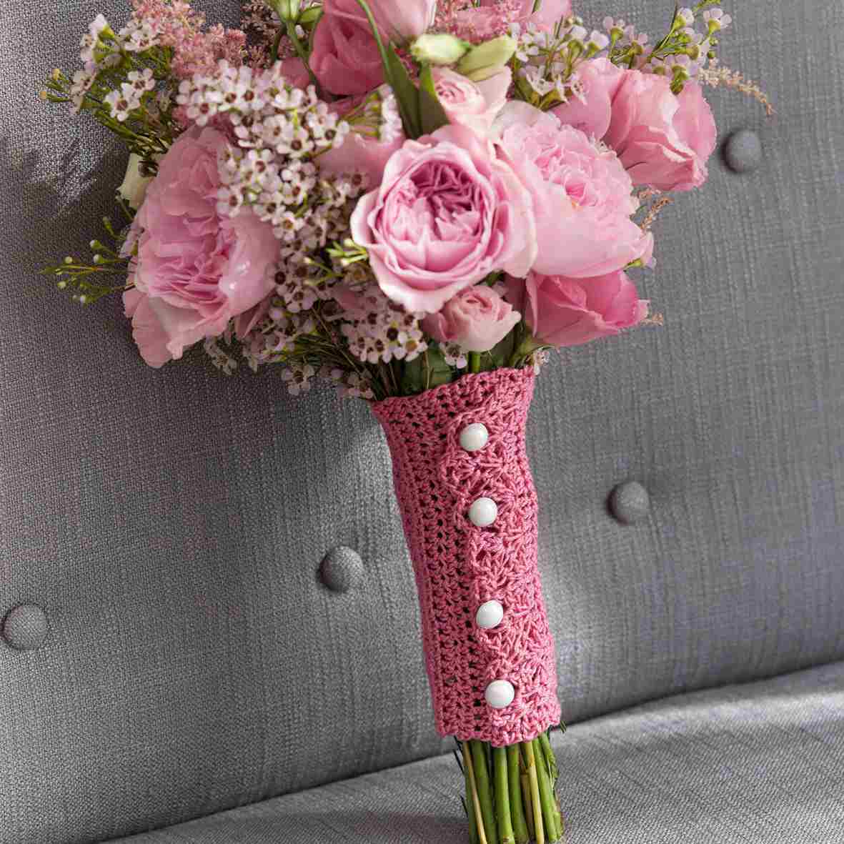 Free Crochet Pattern: Bridal Bouquet Wrap I Love Yarn Forever