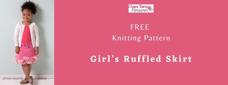 Girl’s Ruffled Knitted Skirt featured cover