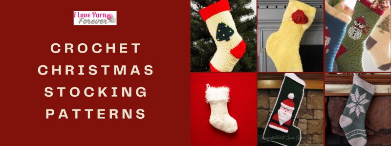 Crochet Christmas Stocking Patterns roundup