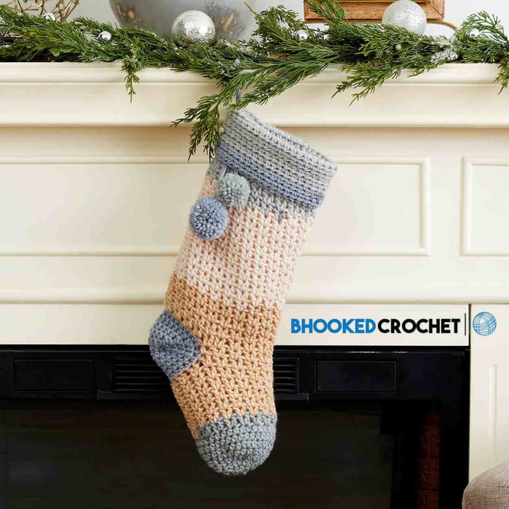 Pop! Crochet Christmas Stocking - free crochet pattern