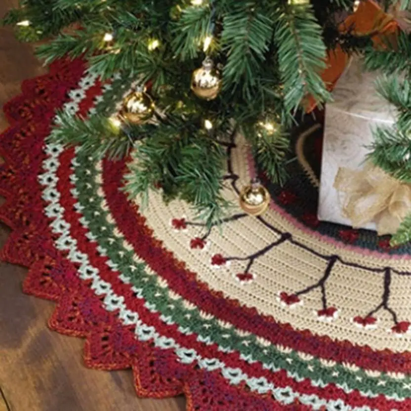 Christmas Tree Skirt by Margret Willson_