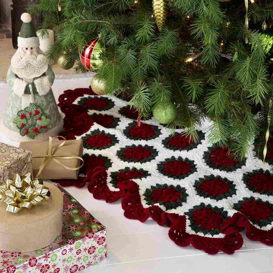 Victorian Tree Skirt - Free Crochet Pattern