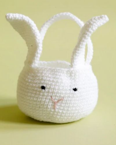 Amigurumi Bunny Basket - Free Crochet Pattern