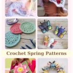 Crochet Spring Patterns roundup ILYF Pinterest