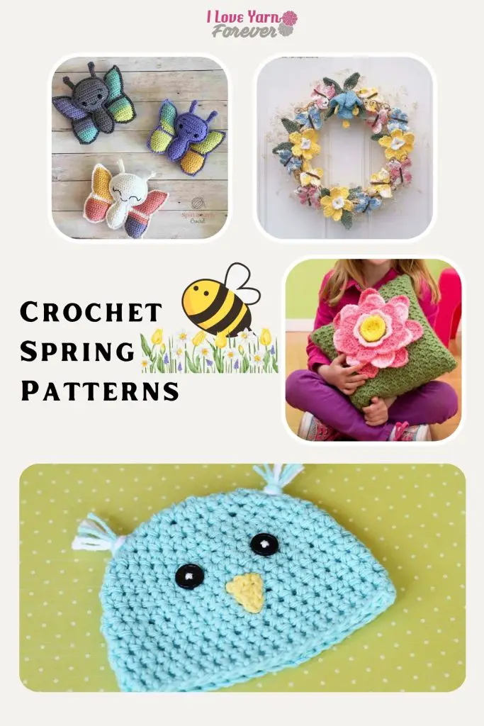 Crochet Spring Patterns roundup  ILYF Pinterest