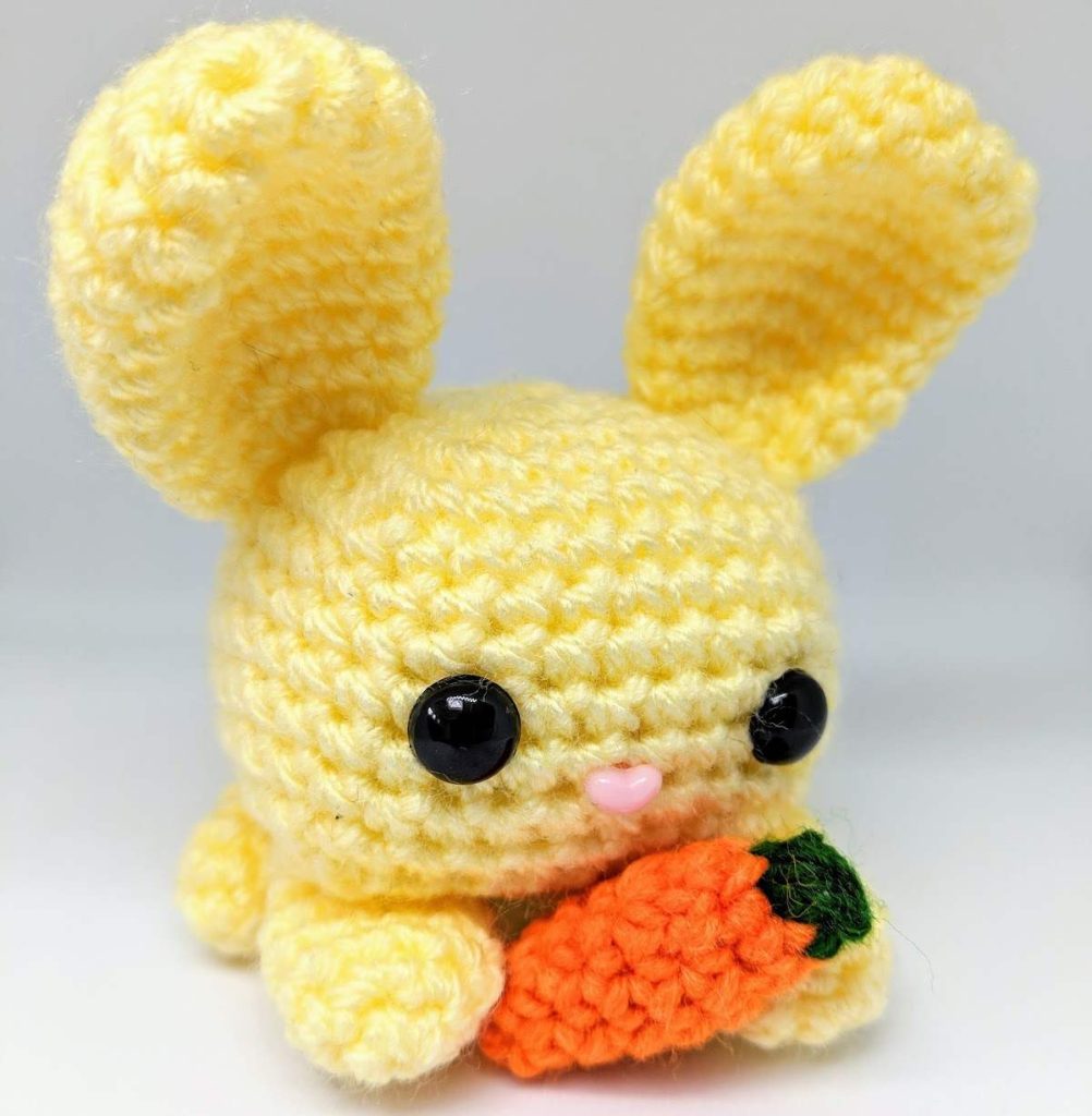 Cube Bunny Rabbit Amigurumi - free crochet tutorial_