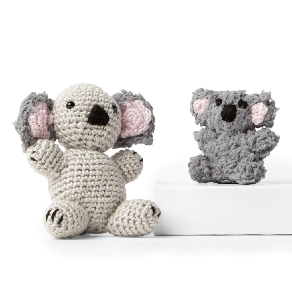 Mother and Baby Koala Bears - free crochet pattern