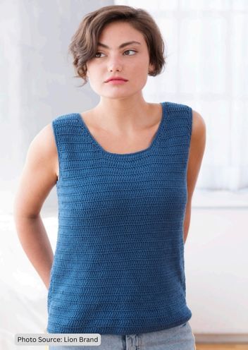 Short Hills Shell - free crochet pattern
