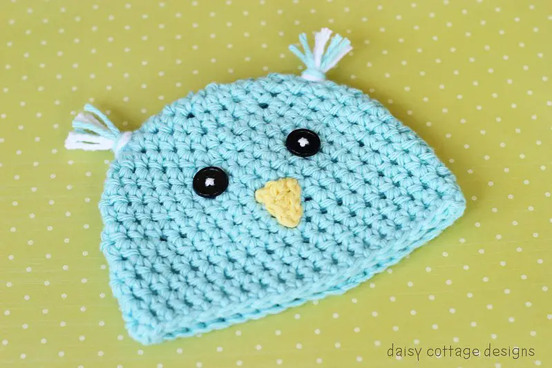 Spring Chick Hat - free crochet tutorial_