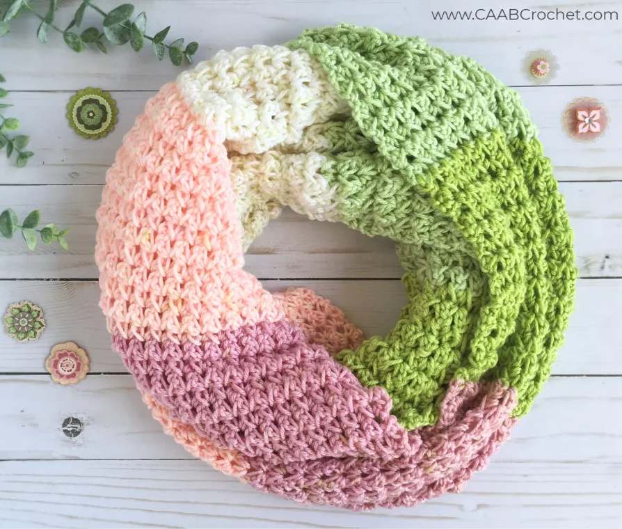 Spring’s Arrival Scarf - free crochet pattern