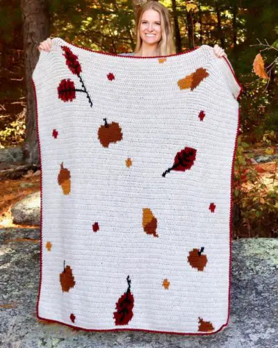 Autumn Breeze Blanket- Free Crochet Pattern