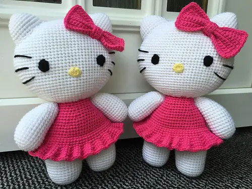 Big Hello Kitty - Free Crochet Pattern