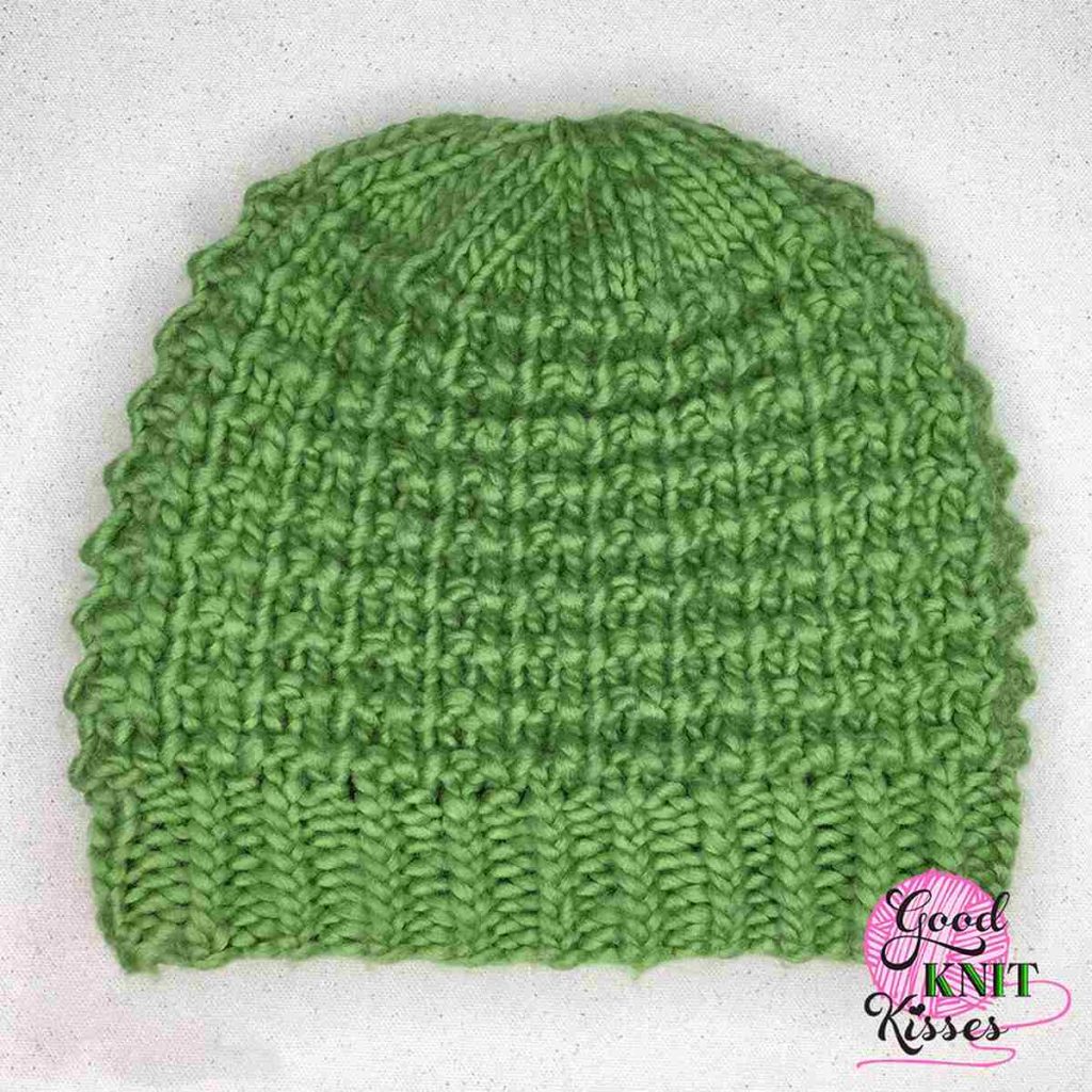 Easy-going Loom Knit Hat - Free Knitting Pattern
