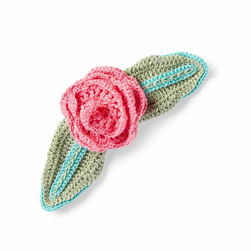 Rockabilly Crochet Corsage Flower - free crochet pattern_