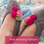 Slippers for Her - free slippers knitting pattern - Pinterest - ILYF
