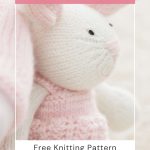 Zoe Bunny - free rabbit knitting pattern - Pinterest - ILYF