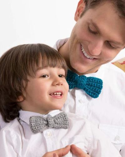 Bow Ties for the Guys - Free Crochet Pattern for Men