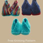 Crossover Booties - free knitting pattern -Pinterest - ILYF