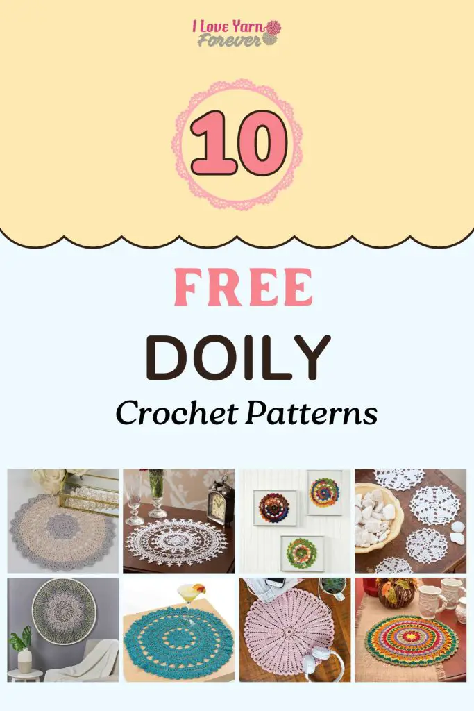 Doily Crochet Patterns roundup 1 ILYF Pinterest