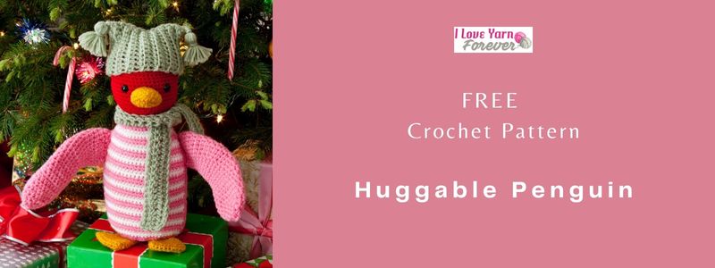 Huggable Penguin - free crochet pattern - ILYF featured cover