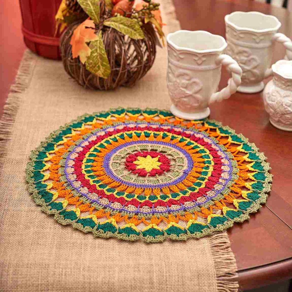 Mandala Doily -- free crochet pattern