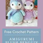 Amigurumi Plush Penguin - free crochet pattern - Pinterest - ILYF