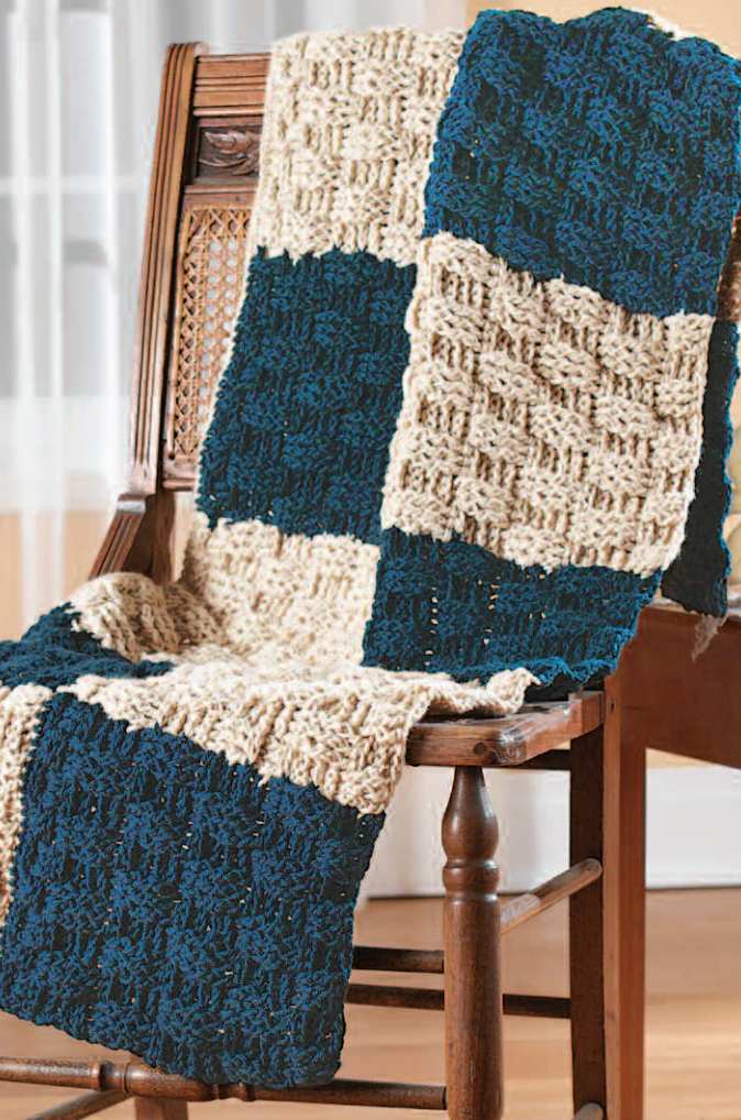 Basketweave Afghan - Free Crochet Pattern