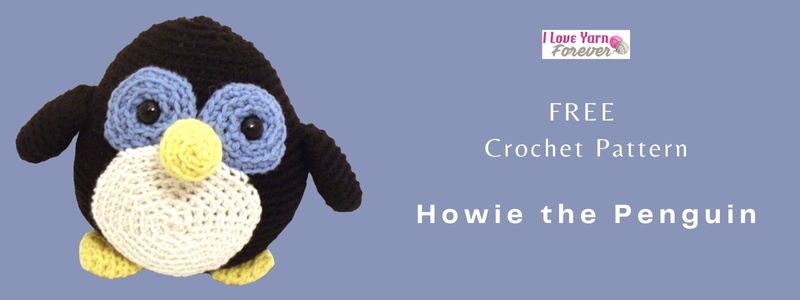 Howie the Penguin - free crochet pattern - ILYF featured cover