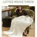 Lattice Weave Throw - free crochet pattern Pinterest - ILYF