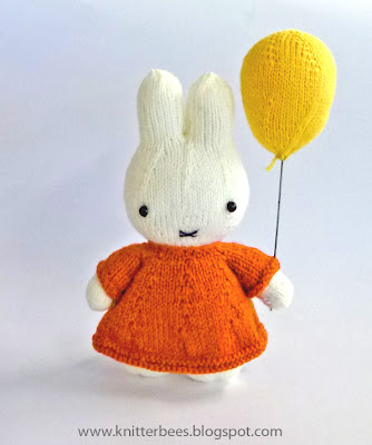 Miffy and Her Balloon - Free Knitting Pattern
