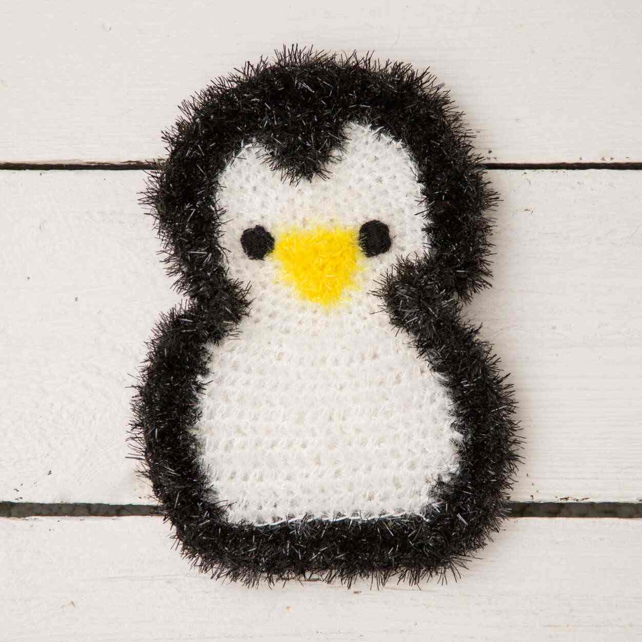 Precious Penguin Scrubby - Free crochet Pattern