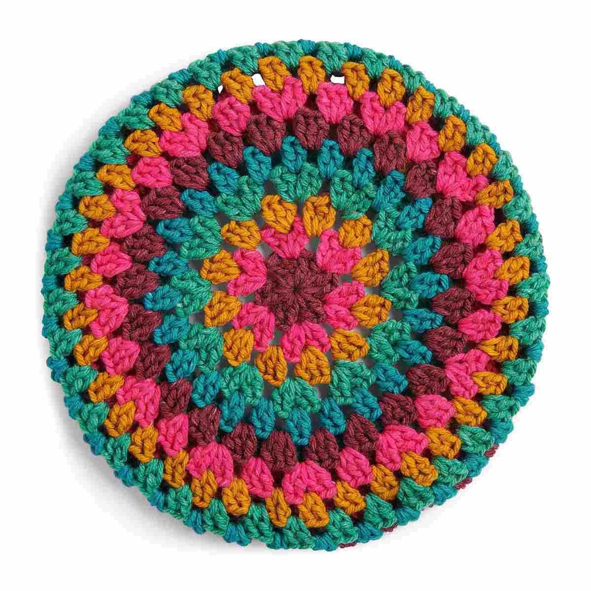Crochet Granny Square Beret - Free Crochet Pattern