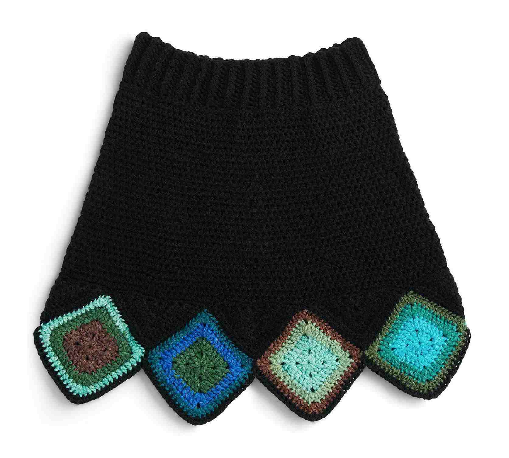 Crochet Granny Square Skirt - Free Crochet Pattern