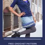 Diva Denim Remix Skirt - Free Crochet Pattern_ Pinterest - ILYF