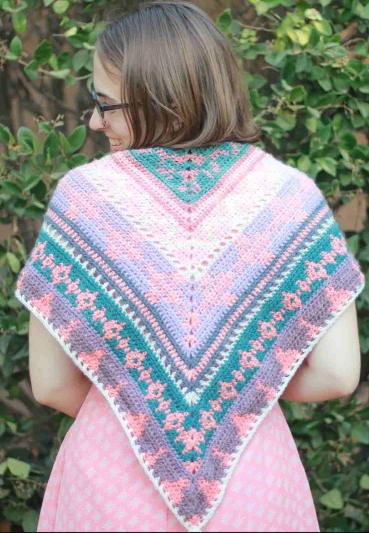 Happily Ever After Tapestry Crochet Shawl - Free Crochet Pattern
