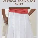 Vertical Edging for Skirt - free crochet pattern Pinterest - ILYF