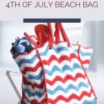 4th of July Beach Bag -free crochet pattern Pinterest - ILYF