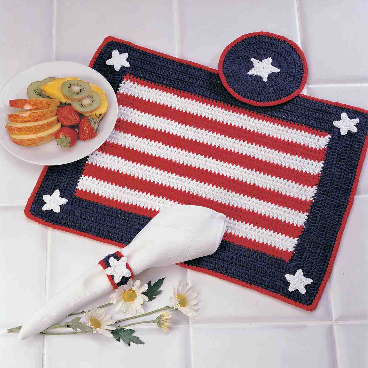 Americana Place Setting - Free Crochet Pattern