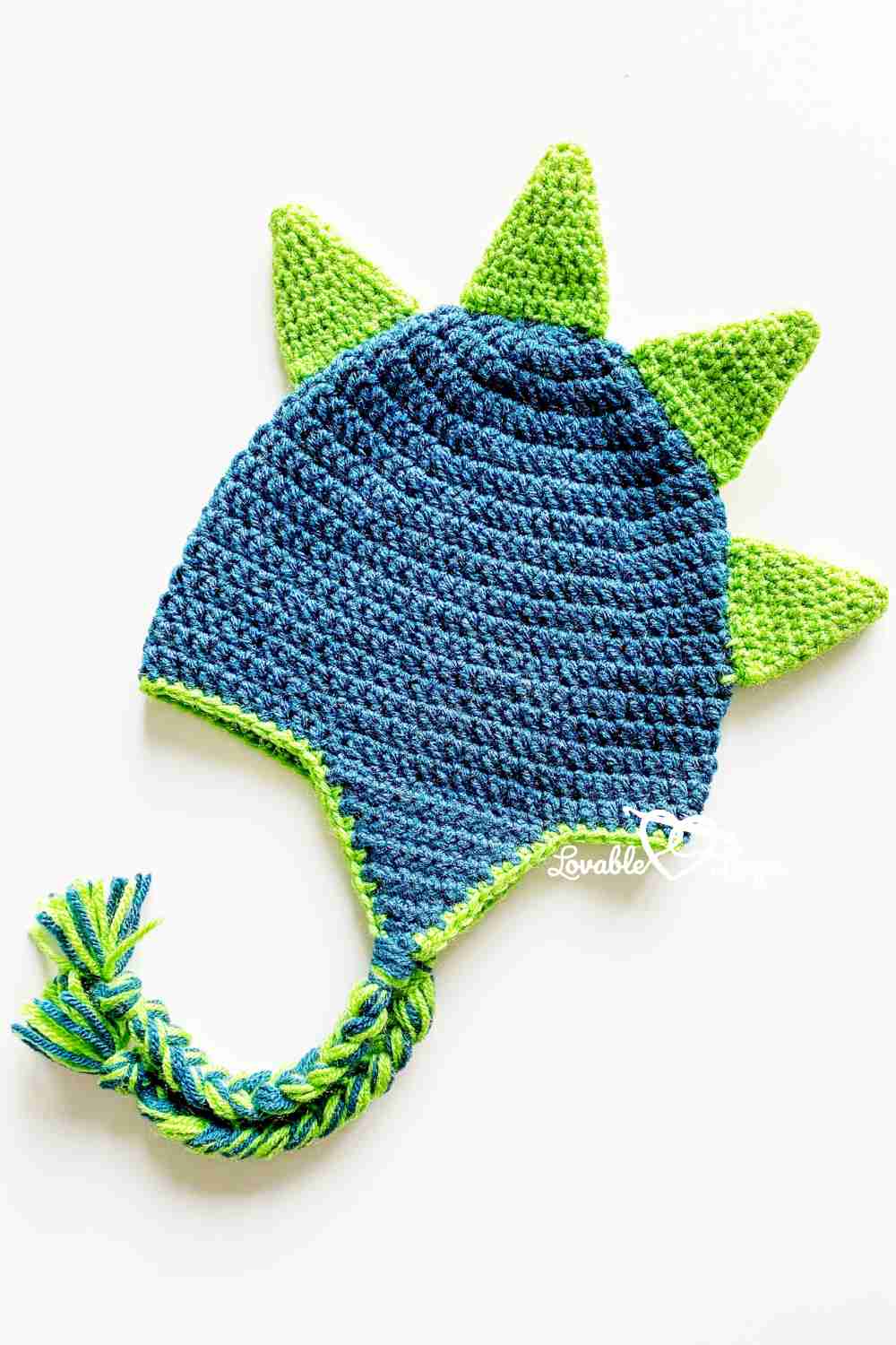 Crochet Dinosaur Hat - Free Crochet Pattern