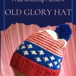 Old Glory Hat - free knitting pattern Pinterest - ILYF